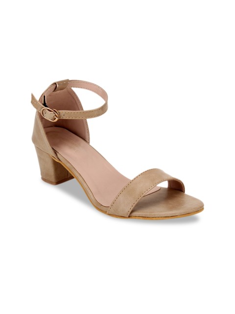 

Bloomtale Women Beige Solid Heels