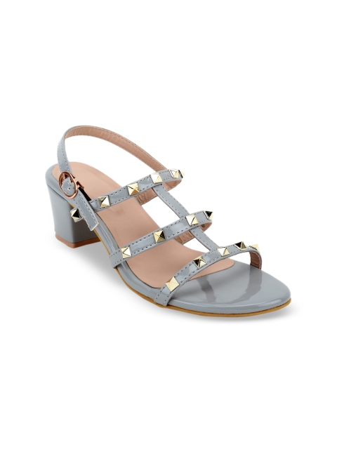 

Bloomtale Women Grey Solid Embellished Heels