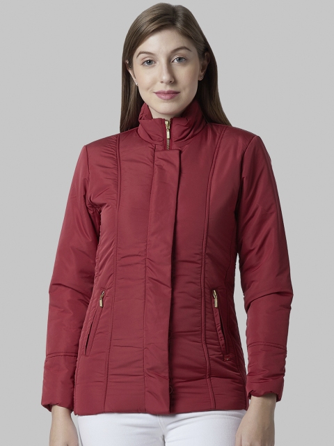 

Park Avenue Woman Red Solid Puffer Jacket