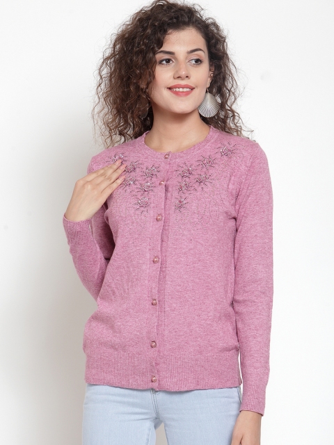 

Global Republic Women Pink Solid Sweater