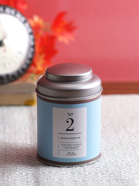 

Aapno Rajasthan Blue Soothing Scented Metal Candle