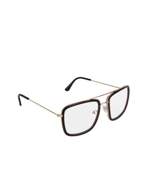 

Swiss Design Unisex Square Sunglasses, Transparent