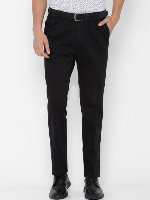

Allen Solly Men Black Regular Fit Solid Formal Trousers