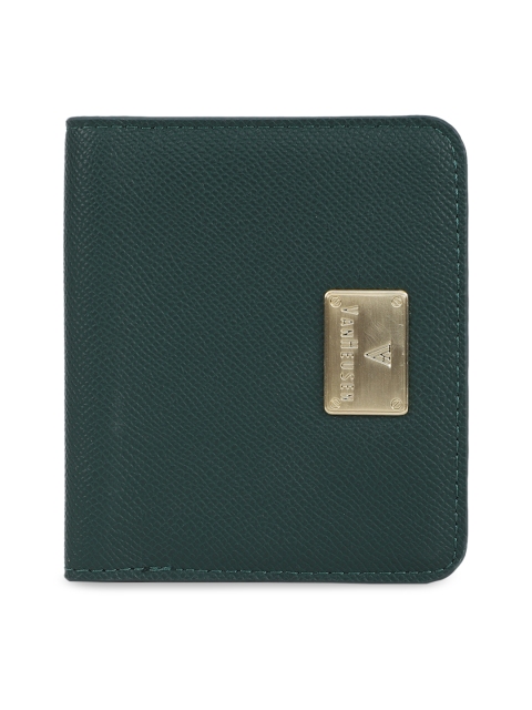 Van Heusen Woman Green Textured Zip Around Wallet