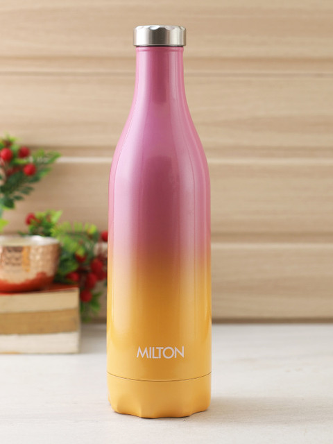 

Milton Pink & Orange PRUDENT-1100 Stainless Steel Hot and Cold Water Bottle 1023ml