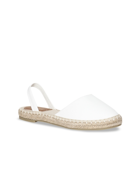 

Stride Women White Solid Mules