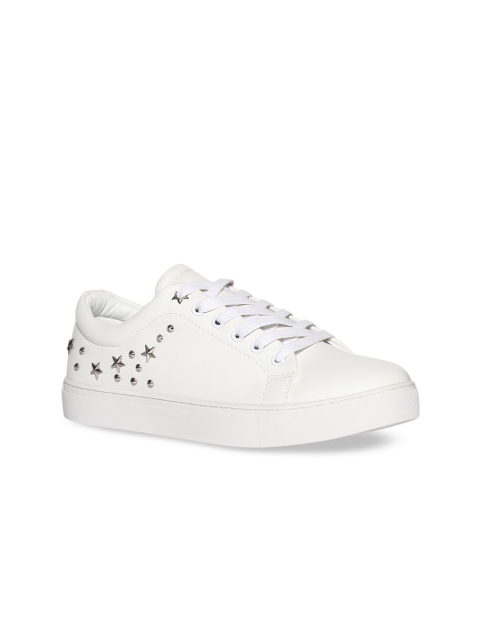 

Stride Women White Embellished Sneakers