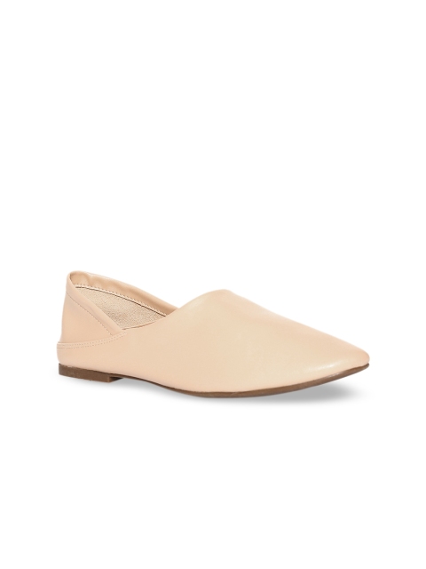 

Stride Women Beige Solid Slip-On Shoes