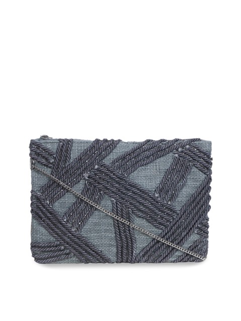 

Diwaah Grey Self Design Sling Bag