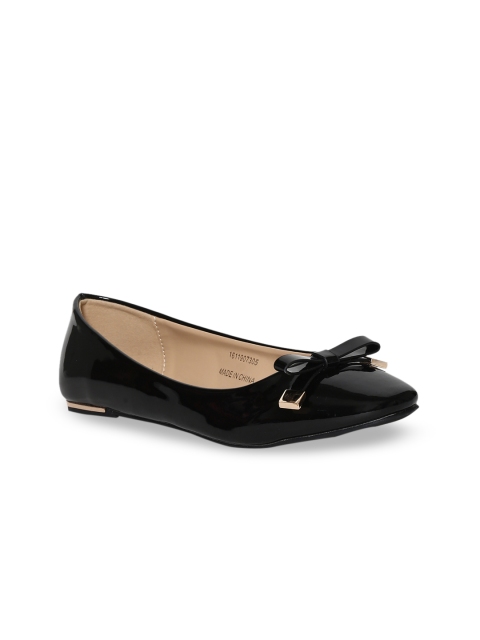 

Stride Women Black Solid Ballerinas