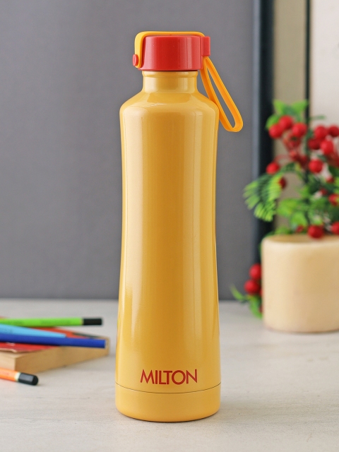 

Milton Yellow Tiara-600 Stainless Steel Hot and Cold Water Bottle 500ml