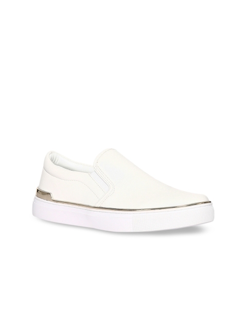 

Stride Women White Slip-On Sneakers