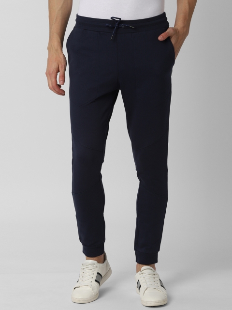 

Peter England Men Navy Blue Solid Track Pants