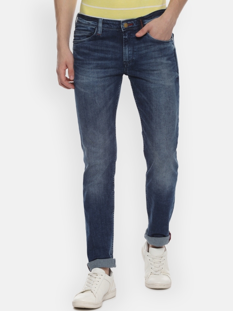 

Solly Jeans Co. Men Blue Skinny Fit Mid-Rise Clean Look Stretchable Jeans
