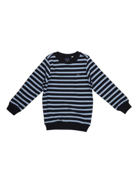 

Allen Solly Junior Boys Blue Striped Sweatshirt