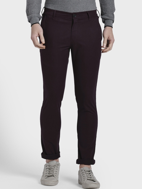 

ColorPlus Men Brown Regular Fit Solid Regular Trousers
