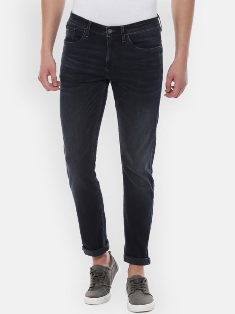 

Solly Jeans Co. Men Navy Blue Slim Fit Mid-Rise Clean Look Jeans