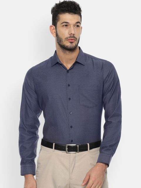 

Van Heusen Men Blue Slim Fit Solid Formal Shirt