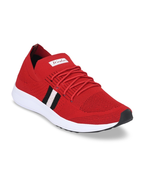 

HIROLAS Men Red Textile Training or Gym Shoes HRL1963RED-Red