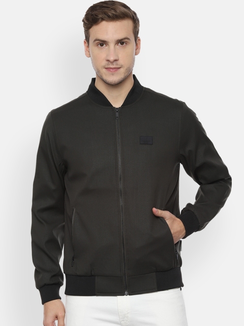 

Van Heusen Sport Men Black Solid Bomber Jacket