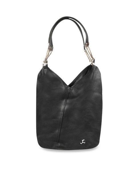 

Mochi Women Black Solid Shoulder Bag