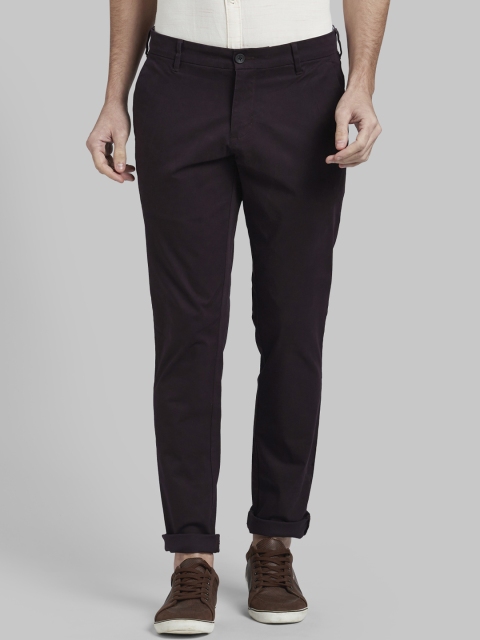 

Parx Men Brown Regular Fit Solid Regular Trousers