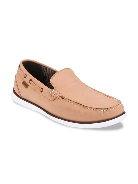 

Red Tape Men Peach-Coloured Boat Shoes
