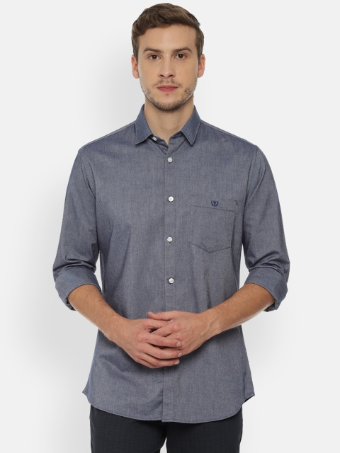 

Van Heusen Sport Men Grey Slim Fit Solid Casual Shirt