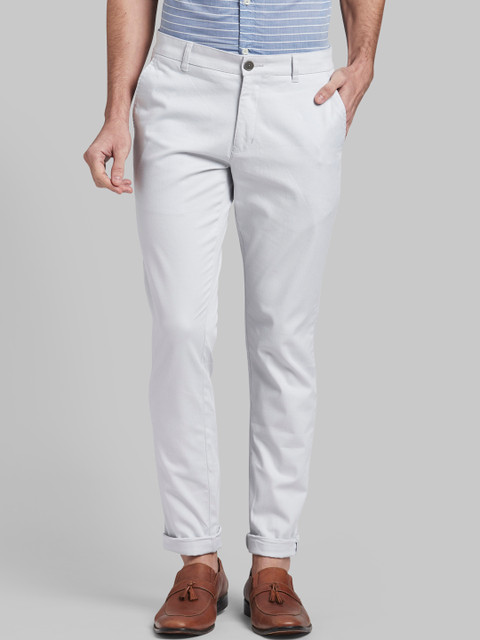 

Parx Men Off-White Original Regular Fit Solid Regular Trousers