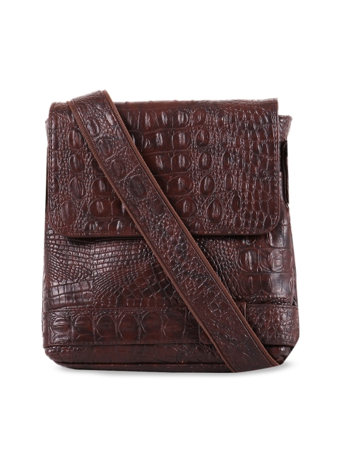 

Vivinkaa Coffee Brown Textured Sling Bag
