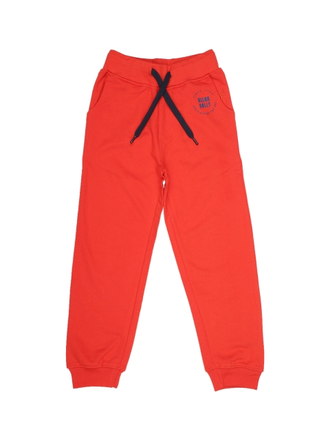 

Allen Solly Junior Boys Orange Solid Straight Fit Track Pants