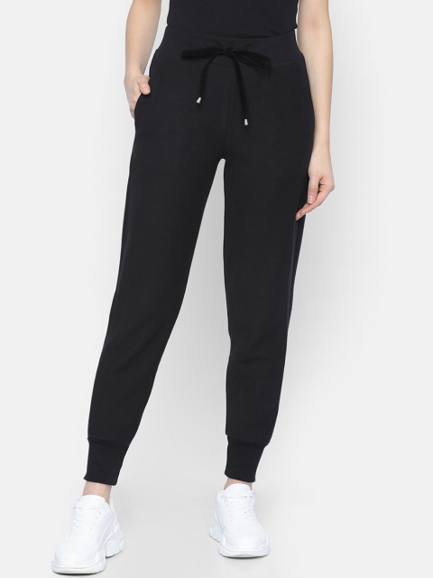 

ISU Women Black Slim Fit Solid Joggers