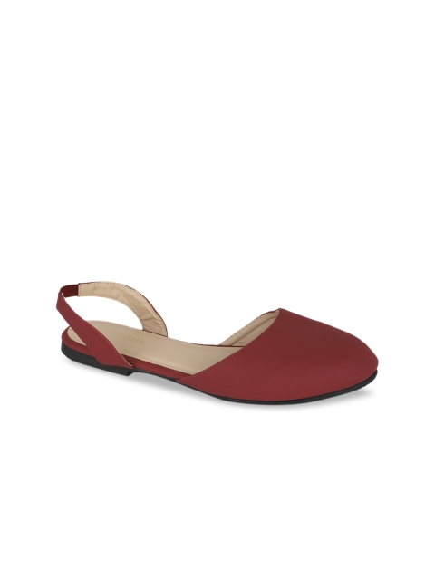

Van Heusen Woman Maroon Solid Ballerinas