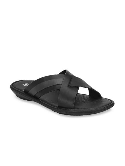 

Red Tape Men Black & Grey Comfort Sandals