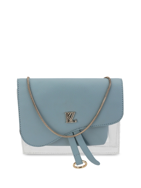 

Kazo Blue & White Solid Sling Bag
