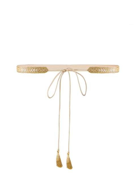 

INDYA Women Gold-Toned Sequin Embellished Zari Belt