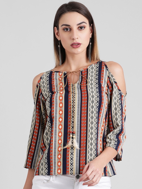 

Zink London Women Multicoloured Printed Top, Multi
