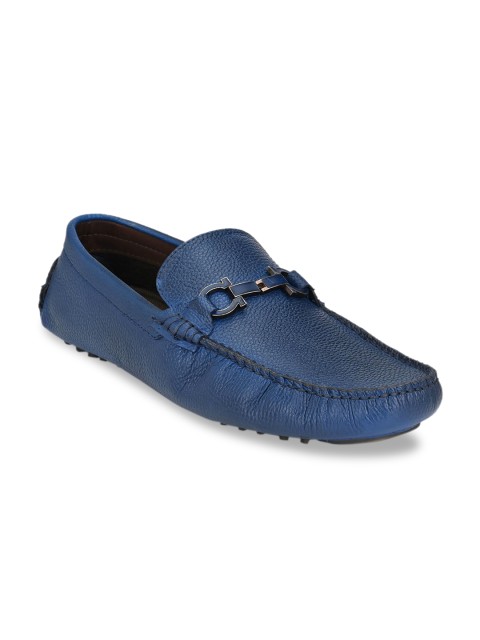 

San Frissco Men Blue Driving Shoes