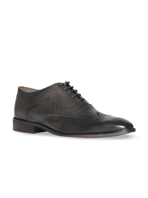 

Arrow Men Coffee Brown Textured Leather Formal Brogues