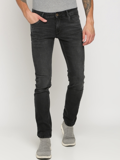 

Crocodile Men Grey Slim Fit Mid-Rise Clean Look Stretchable Jeans