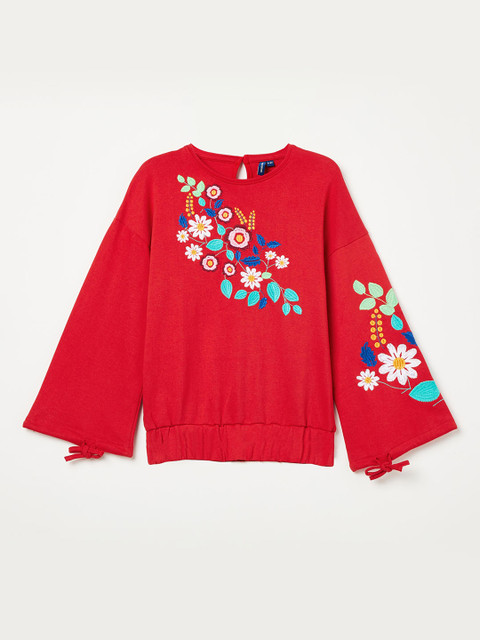 

Fame Forever by Lifestyle Girls Red Printed Sweatshirt