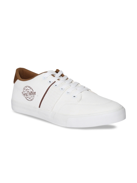 

Flying Machine Men Off-White Sneakers