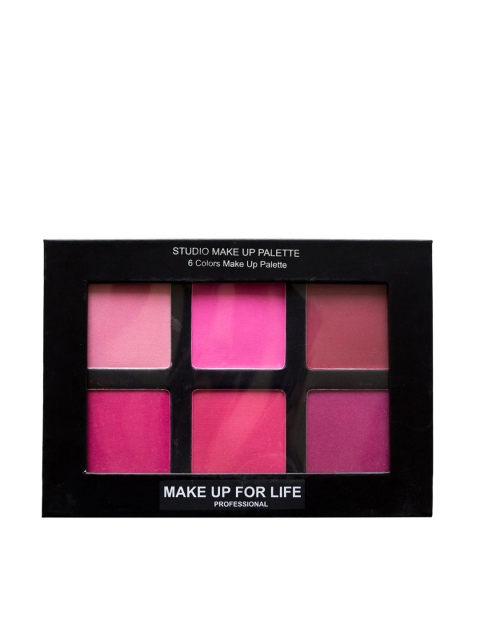 

MAKE UP FOR LIFE Women 6 Colors Studio Blush Palette 25gm, Multi