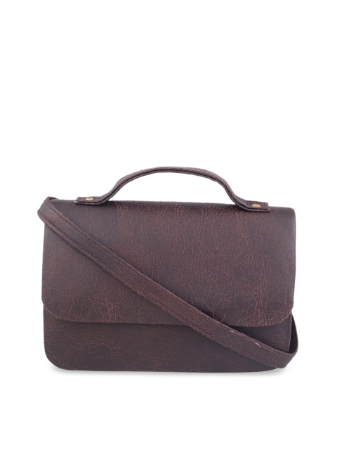 

Tarusa Brown Solid Sling Bag