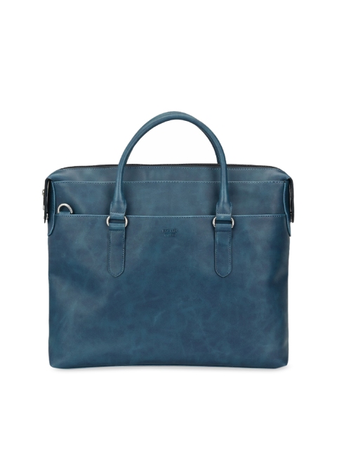 

Pacific Gold Unisex Blue Solid Laptop Bag