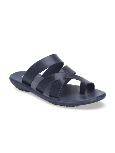 

Red Tape Men Navy Blue Solid Comfort Sandals