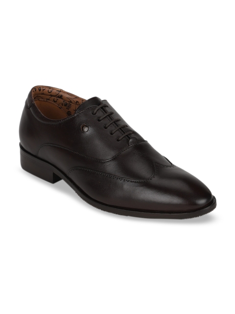 

Van Heusen Men Brown Solid Oxfords Leather Formal Shoes