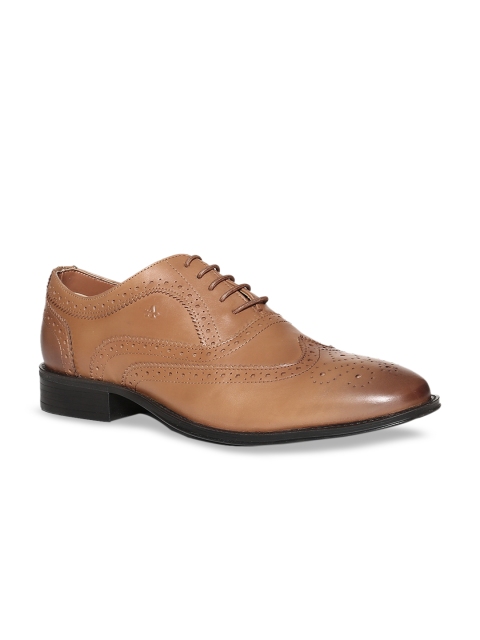 

Arrow Men Tan Brown Textured Leather Formal Derbys
