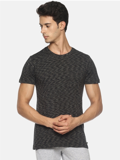 

Soul Space Men Black Printed Round Neck T-shirt