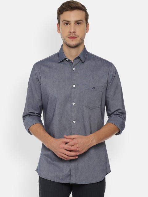 

Van Heusen Sport Men Grey Slim Fit Solid Casual Shirt